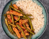 Foto del paso 5 de la receta: Ejotes con carne de puerco y salsa de chipotle