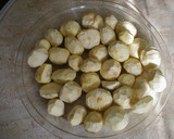 A picture of step 1 of Notes on Candied Chestnuts.