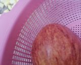 A picture of step 1 of Apple Honey Chaat🍯.