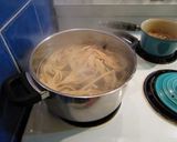 A picture of step 17 of Homemade Pasta with Creamy Mushroom Sauce.