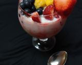 A picture of step 3 of Overnight oats with mixed fruits.