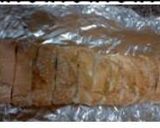 A picture of step 2 of Ladybirds Garlic Bread ..