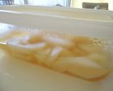 A picture of step 3 of Pear Compote in Jelly With Panna Cotta.