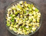 Foto del passaggio 8 della ricetta Torta salata con zucchine trombetta patate e riso venere