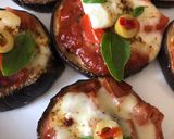Une image de l'étape 5 de Pizzeta sur aubergines.