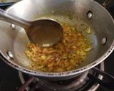 A picture of step 2 of Maharashtrian Style Besan Pitla.
