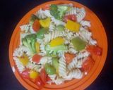 A picture of step 1 of Pasta salad.