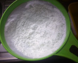A picture of step 2 of Simple buttercream #4weeksChallenge.
