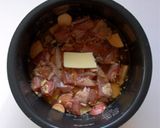 A picture of step 6 of Rice with Sweet Potato and Chicken.