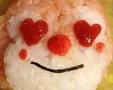A picture of step 3 of Valentine's Day Charaben - Dokin-chan.