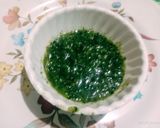 A picture of step 2 of Basil pesto and tasty yummy delicious basil pesto pasta.