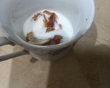 A picture of step 1 of Diet cake with dates flavour 🍰🍰.