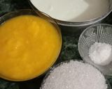 A picture of step 1 of Mango Lassi.