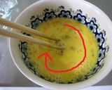 A picture of step 1 of Microwave Tomato Cheese Omelette Using Just One Egg.