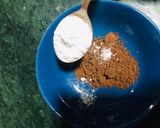 A picture of step 1 of Instant Marie biscuit Cake.