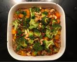 One dish sticky rice, broccoli, squash and sweet potato with chilli and ginger dressing recipe step 7 photo