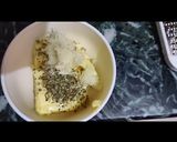 A picture of step 4 of Garlic bread dominos style juls kaur kitchen.