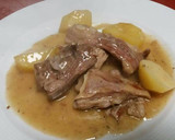 Foto del paso 1 de la receta: Falda de cordero en su jugo