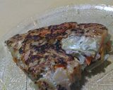 Foto del paso 4 de la receta: Tortilla dietética de cebolla, morrón y zanahoria
