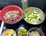 Hình bước làm 1 của món Chân gà xả tắc