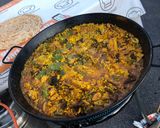 Foto del paso 4 de la receta Arroz con setas, conejo y pollo. 🥘🍃🍄