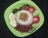 Foto langkah ke 4 dari resep Nasi lemak Malaysia.