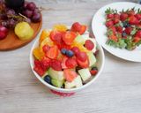 Foto langkah ke 5 dari resep Salad Buah Saus Creamy Orange mint (Dressing).