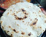 A picture of step 10 of Jowar bhakri.