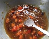 A picture of step 3 of Sweet and Sour Fruit Preserve.