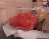 A picture of step 5 of Seasoned Chicken & cheese wrap with bell peppers and sour cream..