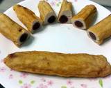 Chinese Sausage Wrapped In Fish Paste recipe step 7 photo