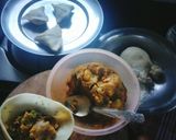 A picture of step 2 of Aloo Matar samosa with homemade samosa patti.
