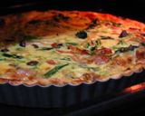 A picture of step 9 of Spring Quiche with Spring Cabbage & Fresh Onions.