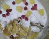 A picture of step 7 of Fruit cream pudding.