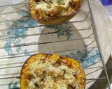 Foto del paso 7 de la receta: Calabaza rellena de pollo