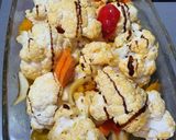 Foto del paso 1 de la receta: Ensalada de coliflor y verduras asadas