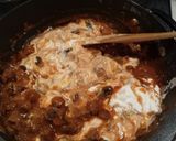 A picture of step 7 of Blondie's Sausage Stroganoff.
