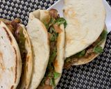 A picture of step 10 of Chicken fajita in Pita.