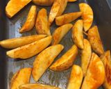 A picture of step 2 of Smoked Paprika Wedges.