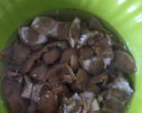 A picture of step 1 of Besan kadhi.