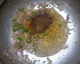A picture of step 4 of Anda curry.