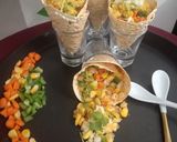 પાપડ કોર્ન ચાટ (Papad Corn Chaat Recipe In Gujarati) રેસીપી સ્ટેપ5ફોટો
