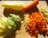 Foto del paso 2 de la receta: Quinoa con verduras, alga Kombu y salsa de soja