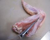 A picture of step 5 of Not to the Brim but...Stuffed Chicken Wing Gyoza.