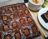 Foto langkah ke 9 dari resep Brownies Panggang Shiny Crust.