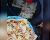 Foto langkah ke 4 dari resep Roti Pizza Teflon.
