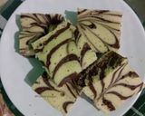Foto langkah ke 8 dari resep Steamed Zebra Cake (takaran gelas).