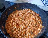 Foto del paso 6 de la receta Garbanzos con bacalao en fritada de verduras