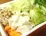 A picture of step 1 of Japanese-style Soy Milk Hot Pot.
