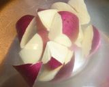 A picture of step 1 of Non-fried Candied Sweet Potatoes.